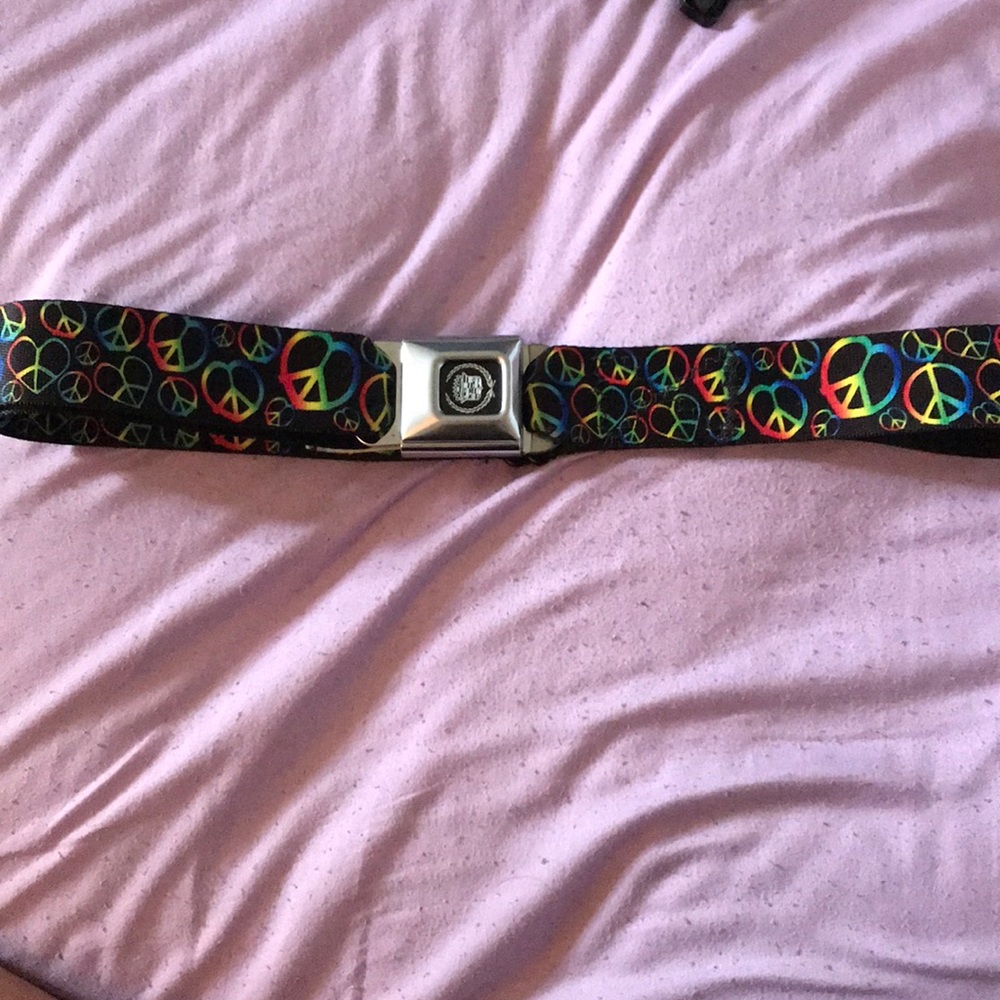 Cute colorful buckle belt